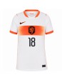 Ženski Nogometna dresi replika Nizozemska Donyell Malen #18 Gostujoči SP 2026 Kratek rokav Ženski Nogometna dresi replika Nizozemska Donyell Malen #18 Gostujoči SP 2026 Kratek rokav